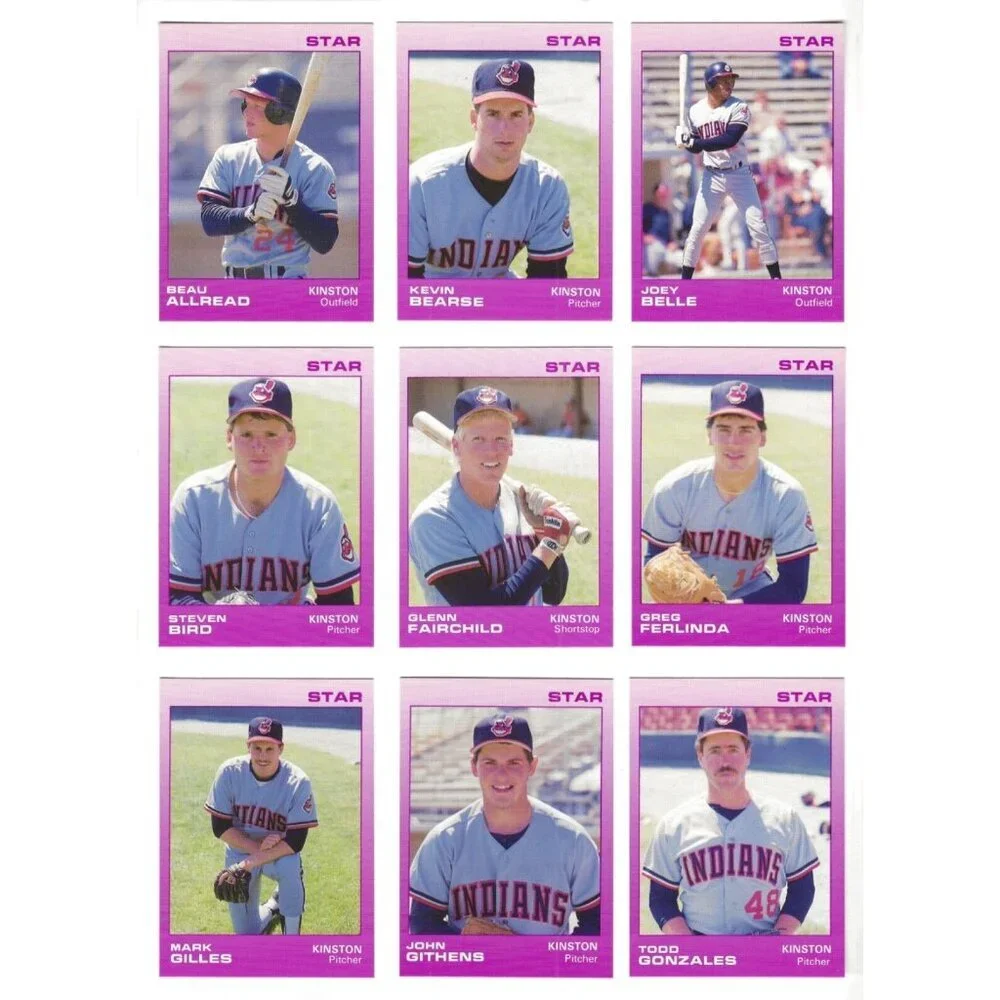1988 Star Kinston Indians MLB Team Set Joey (Albert) Belle CLEVELAND